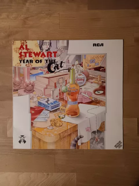 AL STEWART VINYL LP "YEAR OF THE CAT"℗76 ON THE BORER Rock Pop Folk 70s Schallp