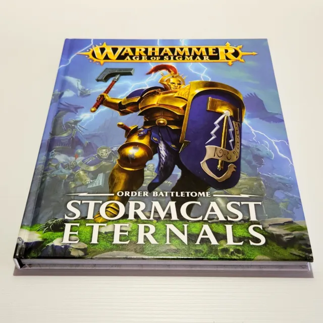 Warhammer Age of Sigmar Stormcast Eternals 2017 Hard Cover Battletome Like New