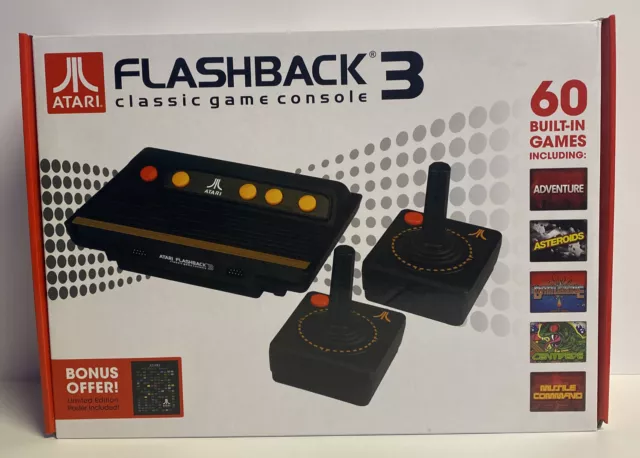 Atari Flashback 3 Classic Game Console Black Console