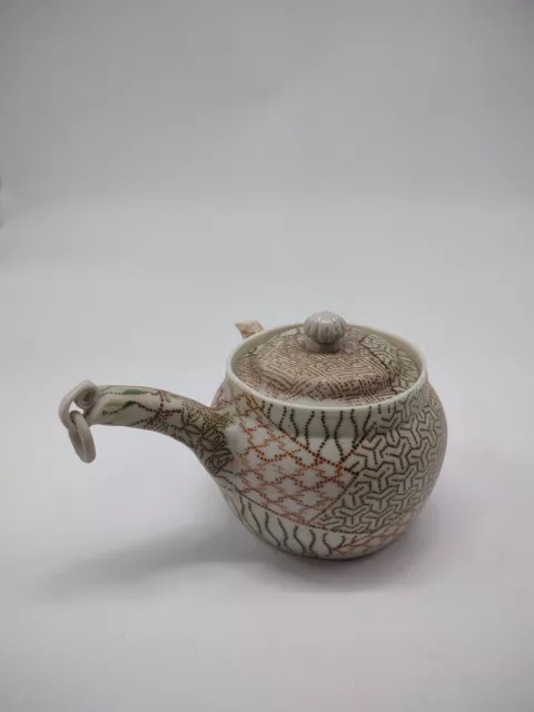 Rare top antique banka porcelain Japanese teapot, Meiji period for islamis marke