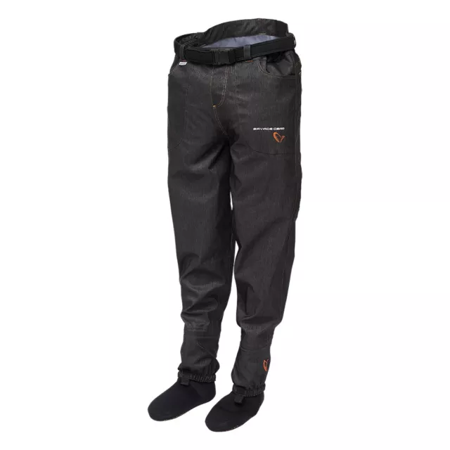 Pantalones de cadera Savage Gear Waist Waders talla XL con pies transpirables