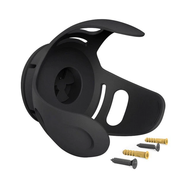 Supporto Parete Per Echo Dot 4° E 5° Gen - Nero - Fissaggio Facile Con Viti E Adesivo 3M - Foto 6