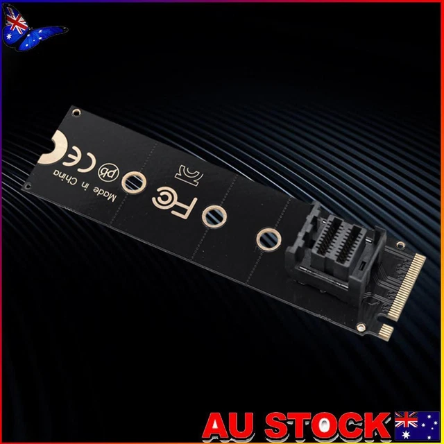 M.2 NVME To U.2 Converter Card Mkey PCIeX4 M.2 PCIe To SFF8643 (Vertical)