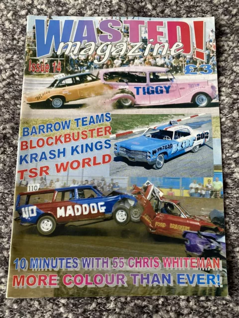 Banger Racing Magazine - Wasted! Issue 14 Krash Kings, Barrow Teams, Blockbusta
