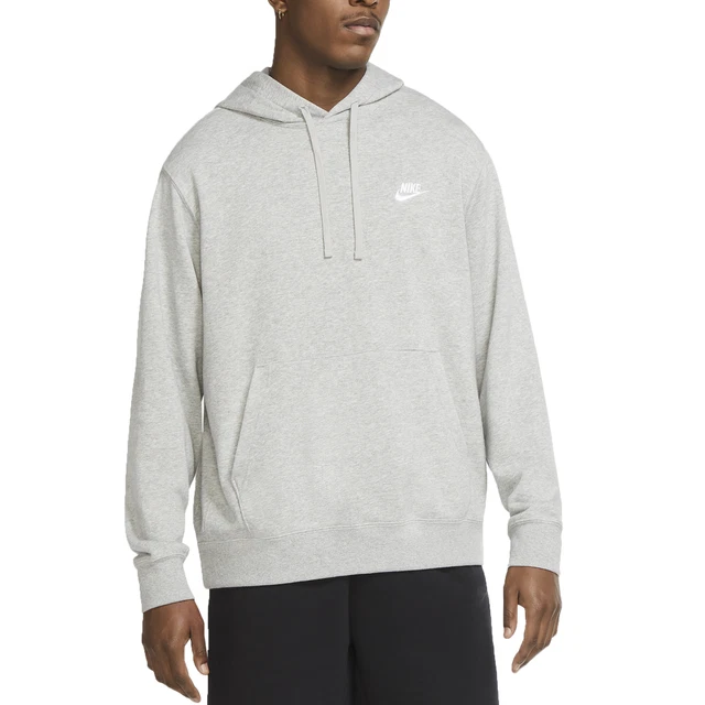 Nike Felpa da Uomo con Cappuccio Club Grigio Taglia L Cod CZ7857-063