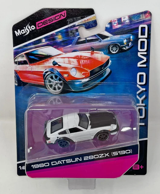 1980 DATSUN 280ZX S130 T-TOP MAISTO TOKYO MOD DIECAST 1:64 2020 New