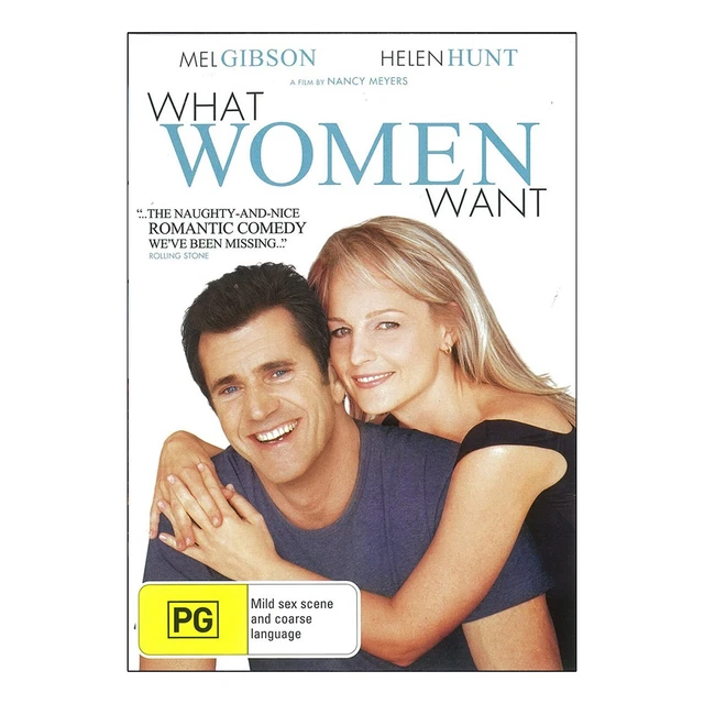 WHAT WOMEN WANT DVD Brand NEW Sealed Region 4 - Mel Gibson, Helen Hunt