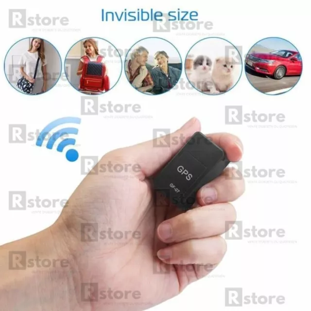 Localisateur GPS, Mini GPS Localisateur Magnétique Anti-vol Tracker GSM GPRS 2