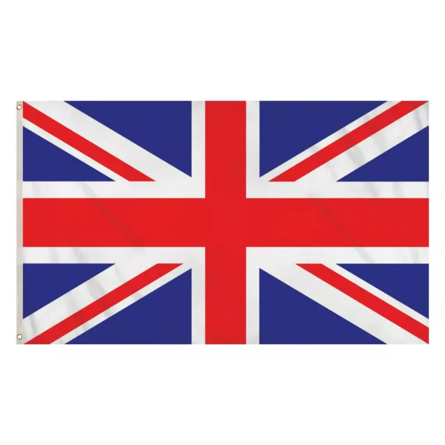 5ft x 3ft Large Union Jack Great Britain Flag Fabric Polyester GB Sport UK New