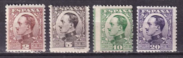 1930 - España  - Alfonso XIII - Vaquer - Conjunto sellos Nuevos