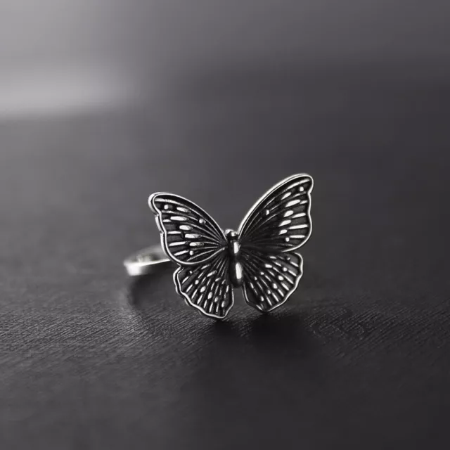 D08 Schmuckset Schmetterling Halskette Collier Armband Ring 925 Sterlingsilber