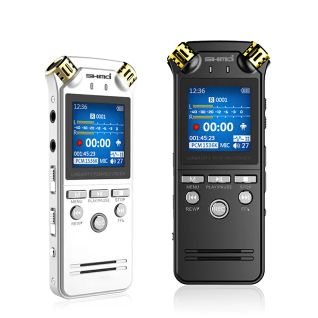 Shmci D50 Professional voice-activated audio recorder 1536KBPS stereo Dictaphone