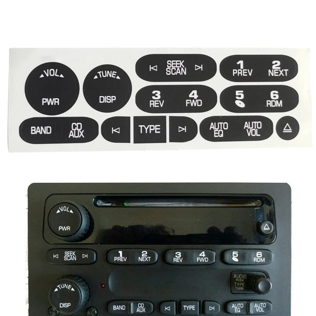 Autocollants De Réparation Pour Boutons Climatisation Opel Astra J / Holden 2009-2015 - Restaure L'aspect Neuf Des Commandes