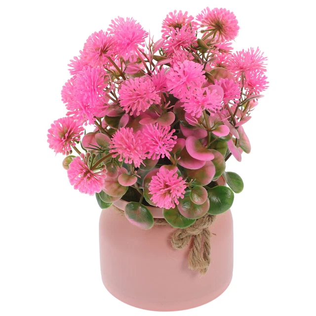 ZIOYA 6 Piante Artificiali In Vaso - Fiori Finti Per Interni Ed Esterni Decorativi