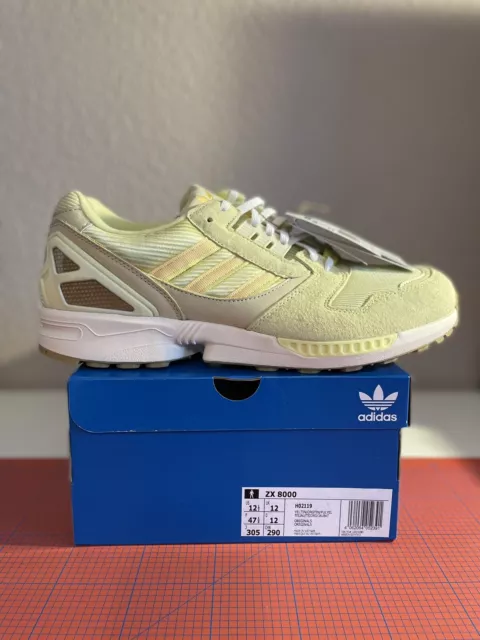 ADIDAS ZX 8000 GR. 47 1/3 H02119 wie AQUA