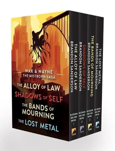 Wax and Wayne, the Mistborn Saga Boxed Set: Alloy of Law, Shadows of Self, Bands