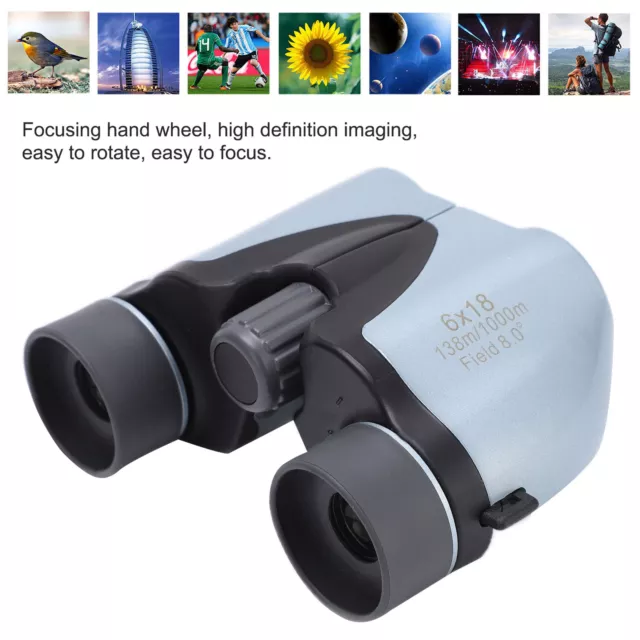 ZIYOUHU 6x18 Binoculars For Kids Mini Portable High Definition Binocular Tel ISP