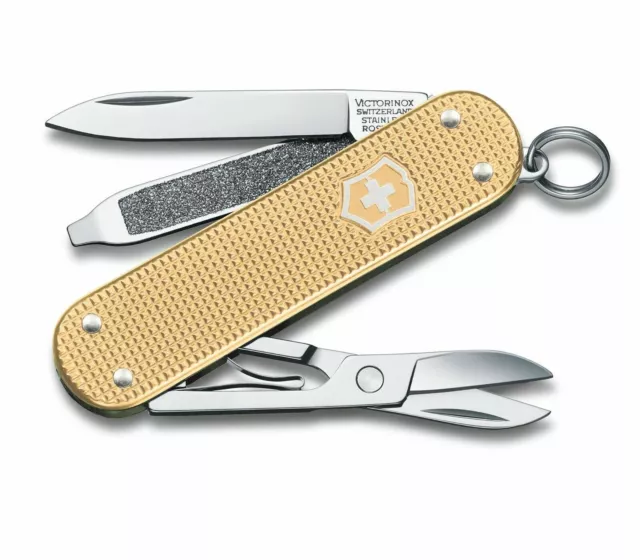 Victorinox  Classic Alox Champagner-Gold 2019 Limited Edition Schweiz 0.6221.L19