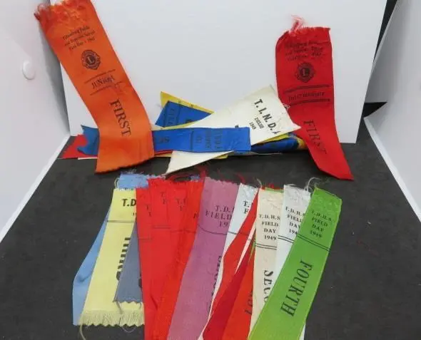 Tillsonburg District High School & Area Lot of 37 Award Ribbons 1940s/1950s