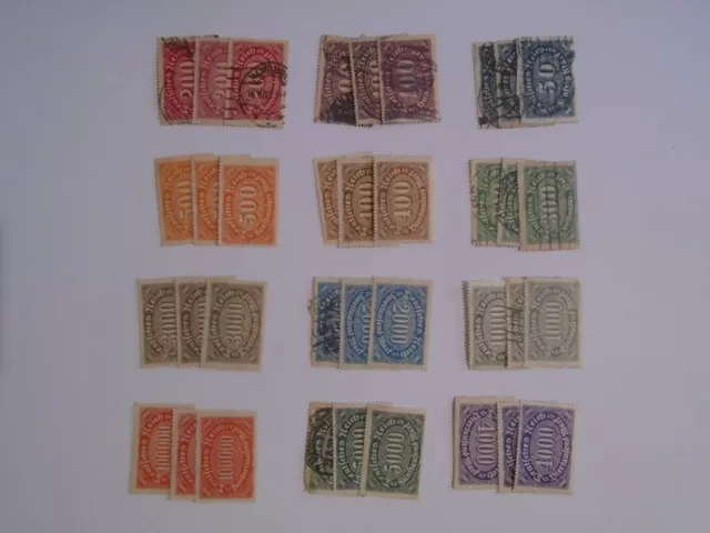 Germany Reich 1920's New Values 3 sets collection 2