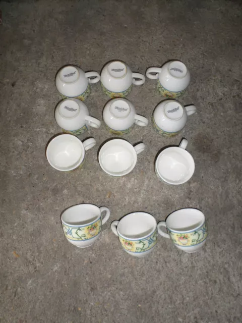 12 tres jolies Tasses à Café Villeroy Et Boch