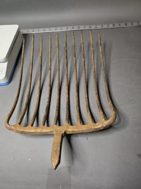 Antique Village 10 Tine Hay / Pitchfork/ Silage  Fork