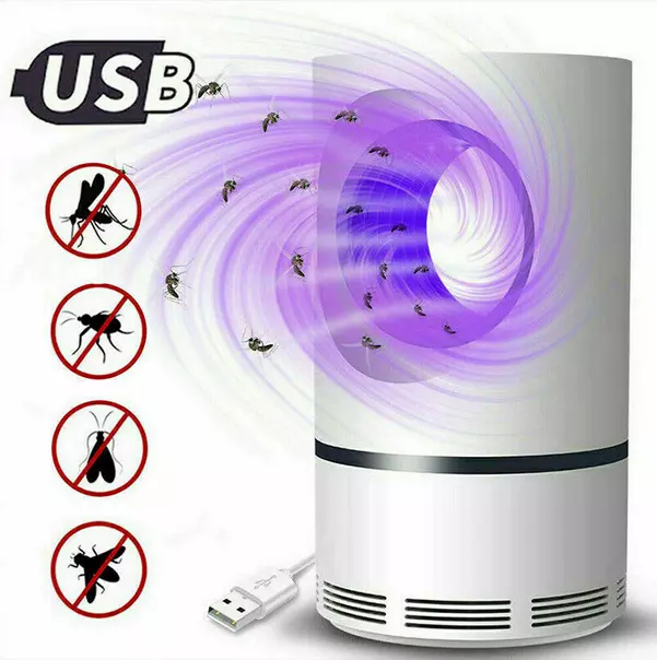 Lampe Anti Moustiques LED UV USB Portable Piège A Mouche Tue Insectes Volants