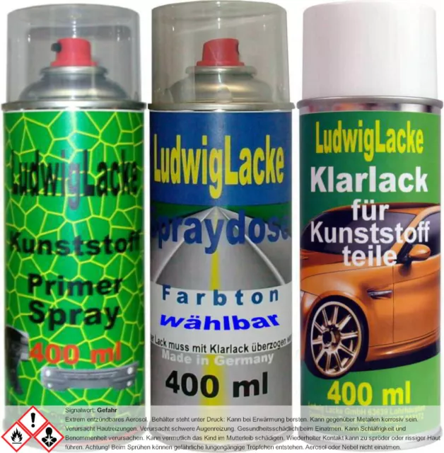 Kunststoffsprayset pour Audi/VW Indigo Bleu 2 B5N