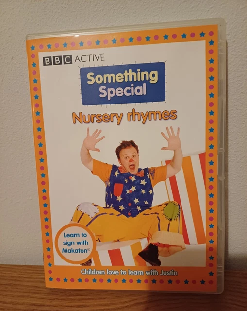 SOMETHING SPECIAL BBC Nursery Rhymes Sign Language Makaton Dvd £19.99