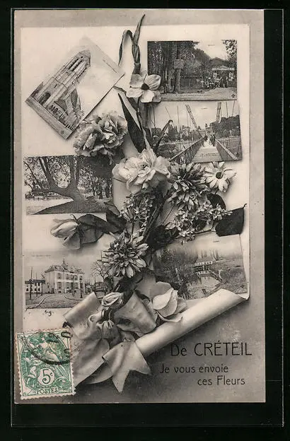 CPA Créteil, L´Eglise, La Mairie 1907