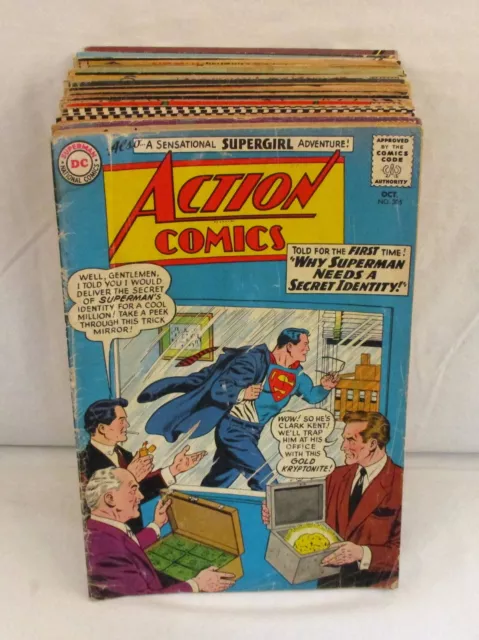 Lot of 29 ACTION COMICS Silver Bronze Age Superman Supergirl Curt Swan DC