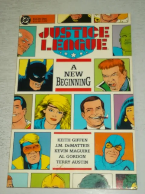 Justice League: A New Beginning by Keith Giffen (Paperback) < 0930289404
