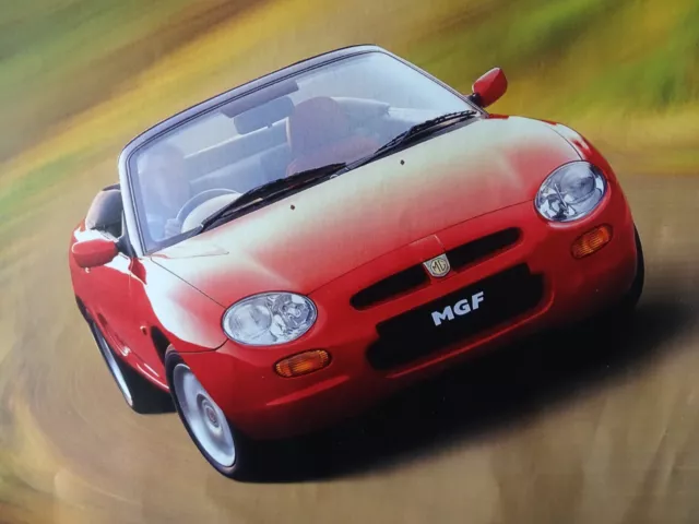 Old Mg F Sales Leaflet, 1995, Collectors Item, Original Magazine Insert Brochure