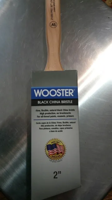 Wooster 2" Pro 30 Lindbeck Angle Sash Paintbrush Black China Bristle Z1293