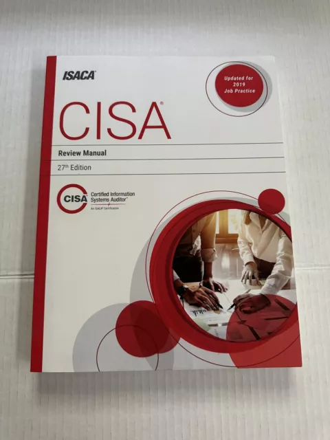 CISA Review Manual, 27th Edition by ISACA Paper Back. No Returns On Text Books.