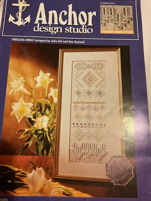 ANCHOR Hardanger y tabla de puntos mixtos - MUESTRADOR DE MATRIZ ATEMPORAL