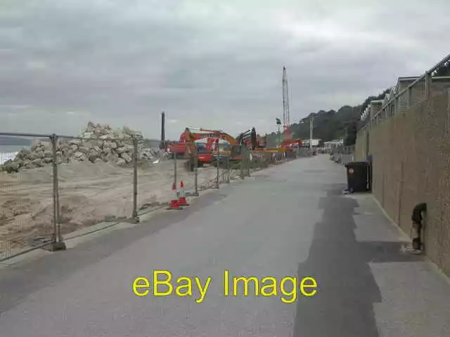 Photo 6x4 Branksome, coastal protection works Bournemouth Work to install c2009