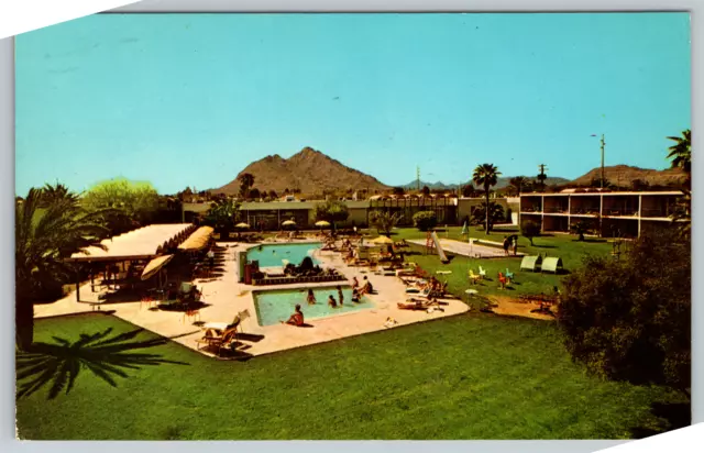 c1960s Executive House Arizonian Scottsdale Arizona Pool Vintage Postcard