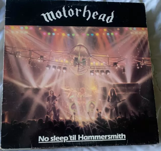 Motorhead, No Sleep 'Til Hammersmith vinyl LP, 1981