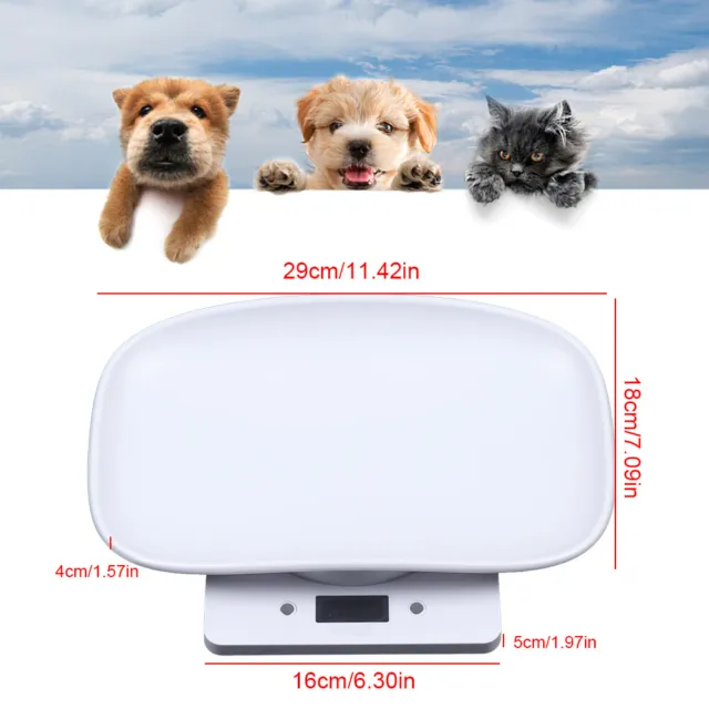 Automatic Digital Puppies Pet Weight Scale Mail Parcel Scale LCD Display 10000g