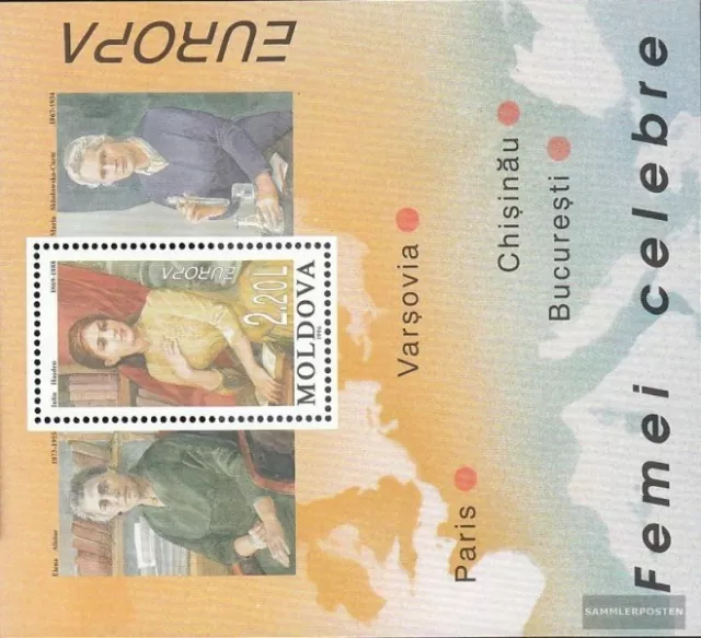 Moldawien block9 mint never hinged mnh 1996 Women