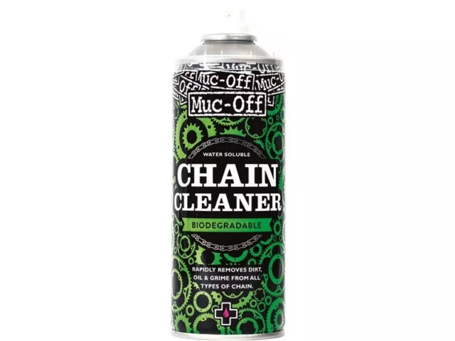 lOT 2 BOMBES MUC-OFF NETTOYANT POUR CHAINE CHAIN CLEANER 400ML *NEUF*