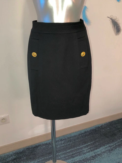 Jupe CÉLINE époque Phoebe Philo - Taille 34 - Noir - Occasion Très Bon état
