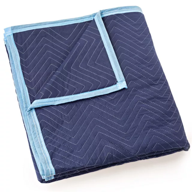 Moving Blanket Furniture Pad - Deluxe Pro - 80" x 72" Royal Blue