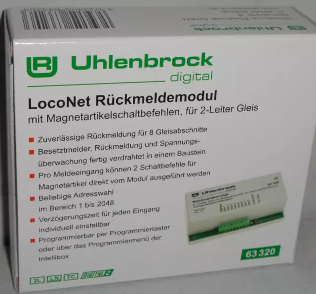 Uhlenbrock 63320 LocoNet 2-Leiter Rückmeldemodul