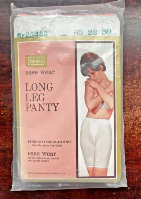 NWT VTG SEARS Ease Wear Long Leg Panty GIRDLE Rubber Garters 22-30 Waist  NOS $120.00 - PicClick