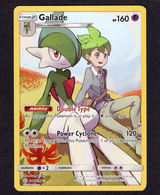 Pokémon TCG Gallade Sun & Moon - Cosmic Eclipse 244/236 Holo Secret Rare