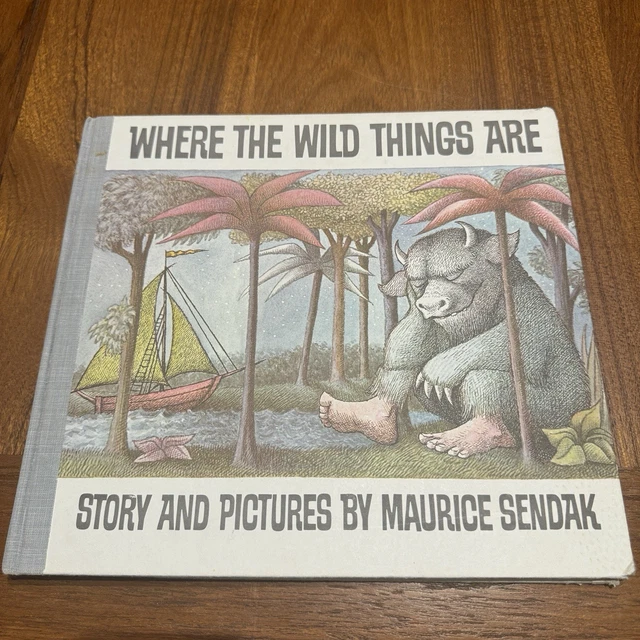 Children's Fantasy Adventure Book Where The Wild Things Are Paperback By Maurice Sendak - Caldecott Award Winner Classic Children's Literature - Foto 2