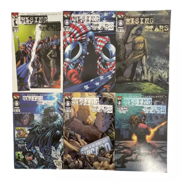 Lot Of 6 Rising Stars Comic Book Top Cow   Issues 8-12 & 21