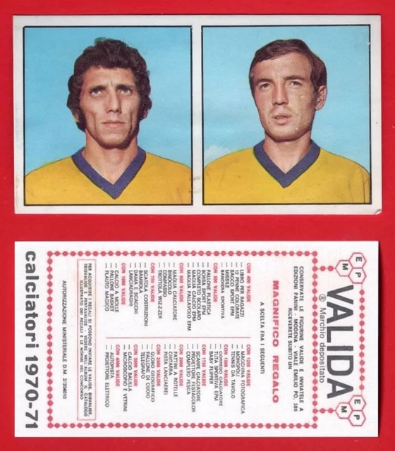 PANINI CAMPIONI DELLO Sport 1970 De Carlo N 45 EUR 2,30 - PicClick FR
